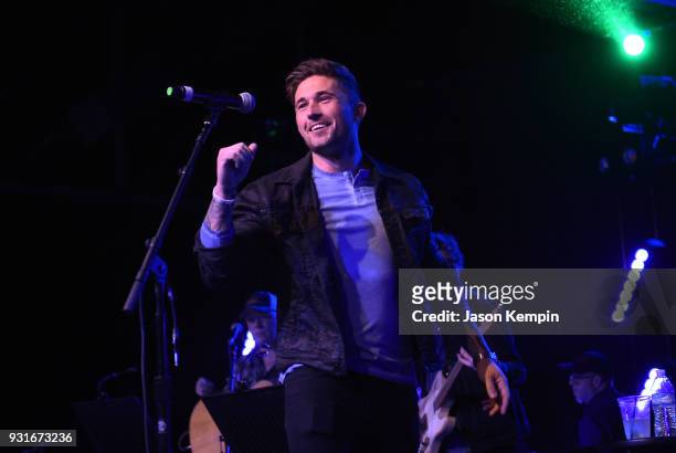 Singer Michael Ray performs at Marathon Music Works on March 13, 2018 in Nashville, Tennessee.