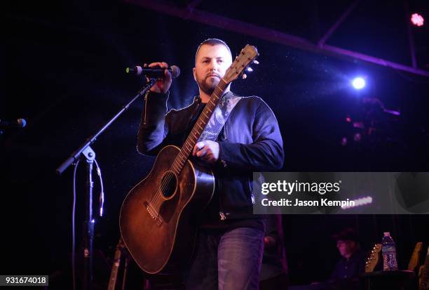 Singer Tyler Farr performs at Marathon Music Works on March 13, 2018 in Nashville, Tennessee.