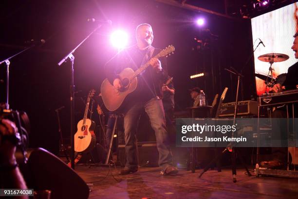 Singer Tyler Farr performs at Marathon Music Works on March 13, 2018 in Nashville, Tennessee.