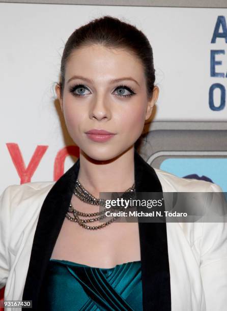 Michelle Trachtenberg attends the grand opening celebration of American Eagle Outfitters, Times Square on November 17, 2009 in New York City.
