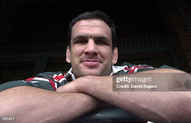 Leicester Tigers captain Martin Johnson at a Heineken Cup Semi Final preview Press Conference at Welford Road, Leicester. DIGITAL IMAGE. Mandatory...