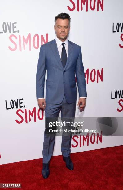Actor Josh Duhamel attends a special screening of 20th Century Fox's "Love, Simon" at Westfield Century City on March 13, 2018 in Los Angeles,...