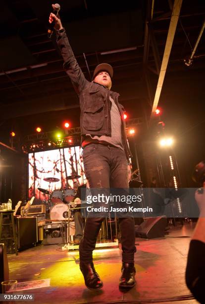 Singer Cole Swindell performs at Marathon Music Works on March 13, 2018 in Nashville, Tennessee.