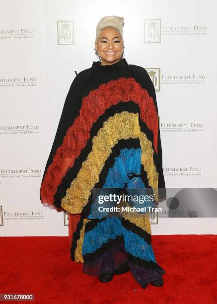 Raven-Symone attends A Legacy of Changing Lives presented by The Fulfillment Fund held at The Ray Dolby Ballroom at Hollywood & Highland Center on...