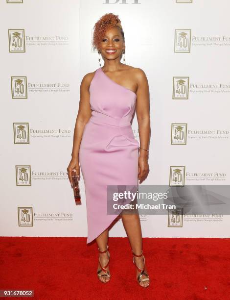 Anika Noni Rose attends A Legacy of Changing Lives presented by The Fulfillment Fund held at The Ray Dolby Ballroom at Hollywood & Highland Center on...