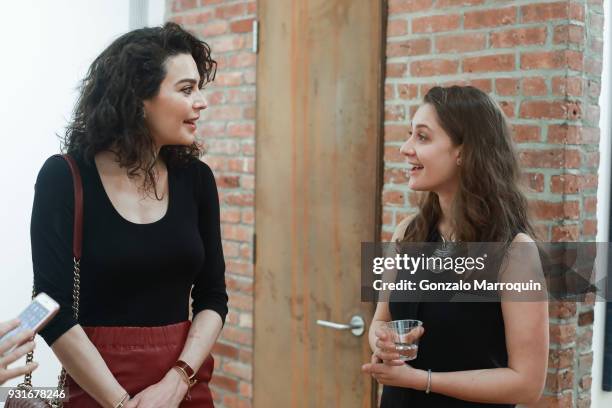 Evelyn Gutierrez and Victoria Manganiello during the Sara Kay, Tracy Stern and Mariebelle Lieberman Host Party to Celebrate Launch of Artist In...