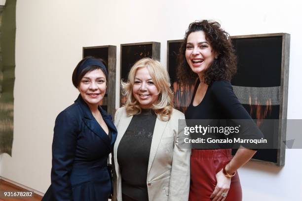 Mariebelle Lieberman, Adele Nino and Evelyn Gutierrez during the Sara Kay, Tracy Stern and Mariebelle Lieberman Host Party to Celebrate Launch of...