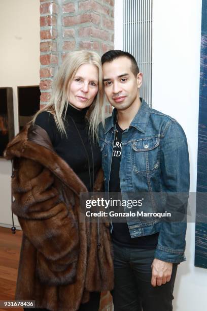Elizabeth Cohen and Alfredo Mineo during the Sara Kay, Tracy Stern and Mariebelle Lieberman Host Party to Celebrate Launch of Artist In Residence...
