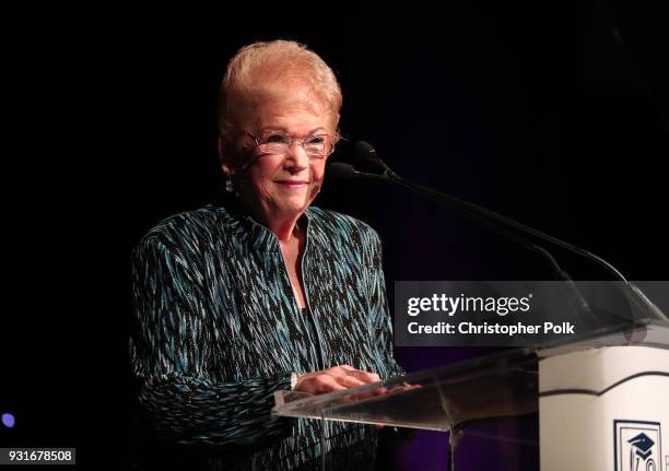 Cherna Gitnick speaks onstage during A Legacy Of Changing Lives presented by the Fulfillment Fund at The Ray Dolby Ballroom at Hollywood & Highland...