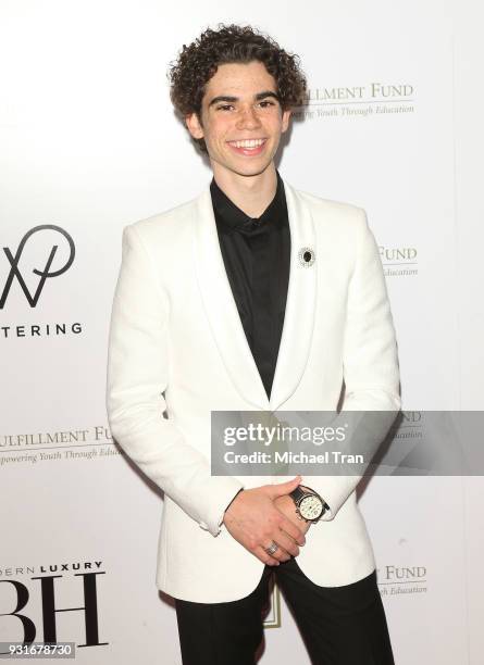 Cameron Boyce attends A Legacy of Changing Lives presented by The Fulfillment Fund held at The Ray Dolby Ballroom at Hollywood & Highland Center on...