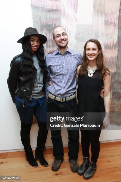 Suwana Perry, Peter Sabunjiev and Victoria Manganiello during the Sara Kay, Tracy Stern and Mariebelle Lieberman Host Party to Celebrate Launch of...