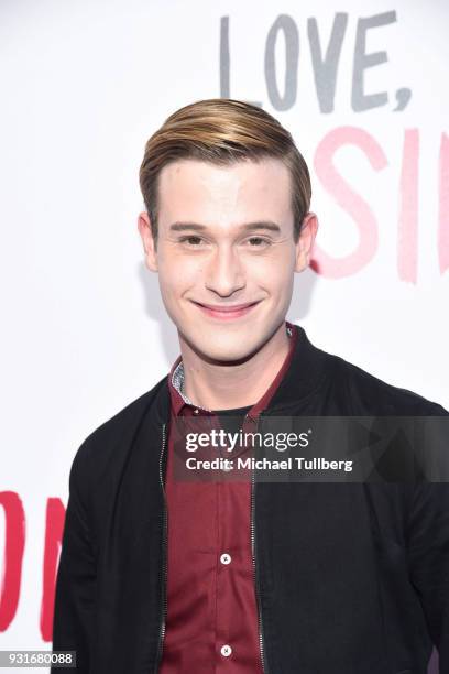 Tyler Henry attends a special screening of 20th Century Fox's "Love, Simon" at Westfield Century City on March 13, 2018 in Los Angeles, California.