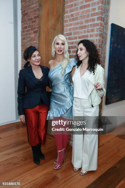 Mariebelle Lieberman, Tracy Stern and Sara Kay during the Sara Kay, Tracy Stern and Mariebelle Lieberman Host Party to Celebrate Launch of Artist In...
