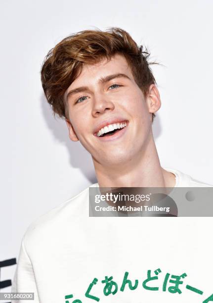 Aidan Alexander attends a special screening of 20th Century Fox's "Love, Simon" at Westfield Century City on March 13, 2018 in Los Angeles,...