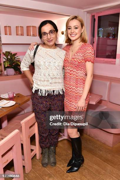 Daniela Simba and Eileen Kelly attend the Trans Awareness Dinner at Pietro Nolita on March 13, 2018 in New York City.