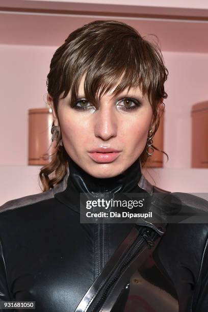 Gia Garison attends the Trans Awareness Dinner at Pietro Nolita on March 13, 2018 in New York City.