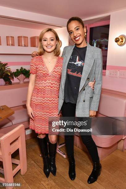 Eileen Kelly and Madison Utendahl attend the Trans Awareness Dinner at Pietro Nolita on March 13, 2018 in New York City.