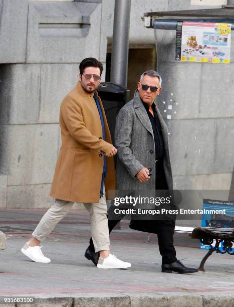 David Bustamante attends Tax Agency on February 21, 2018 in Madrid, Spain.