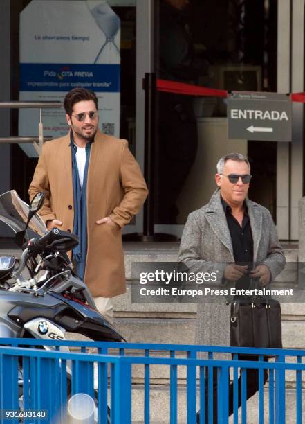 David Bustamante attends Tax Agency on February 21, 2018 in Madrid, Spain.