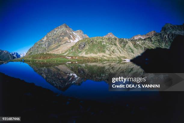 Lussert median lake, Grauson valley, Cogne valley, Aosta Valley, Italy.