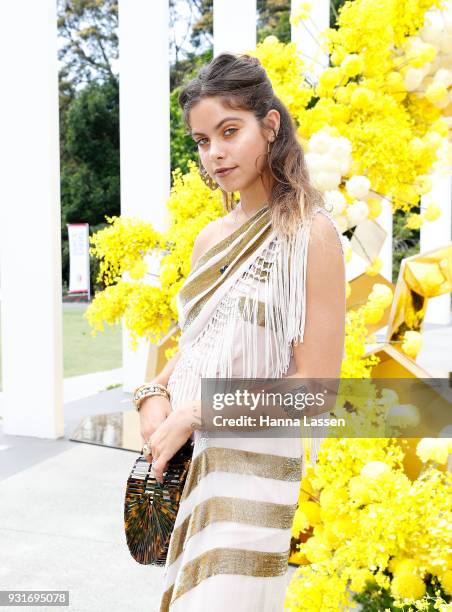 Mimi Elashiry attends the Pandora Gold Party at The Calyx on March 14, 2018 in Sydney, Australia.