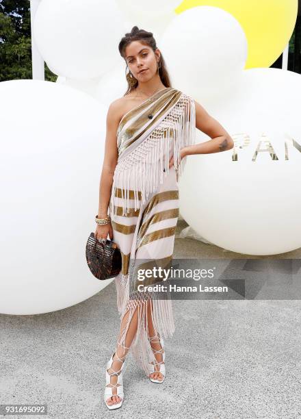Mimi Elashiry attends the Pandora Gold Party at The Calyx on March 14, 2018 in Sydney, Australia.
