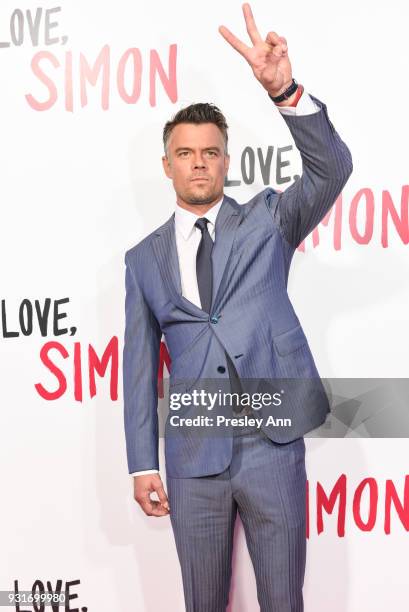 Josh Duhamel attends Special Screening Of 20th Century Fox's "Love, Simon" - Arrivals at Westfield Century City on March 13, 2018 in Century City,...