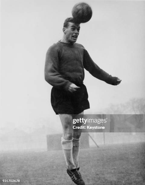 English footballer Ian Callaghan, the Liverpool F. C. Outside-right, circa 1965.