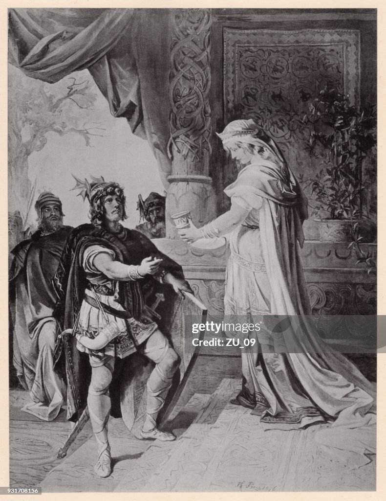 Gutrune and Siegfried (Götterdämmerung, The Ring of Nibelung, Richard Wagner)