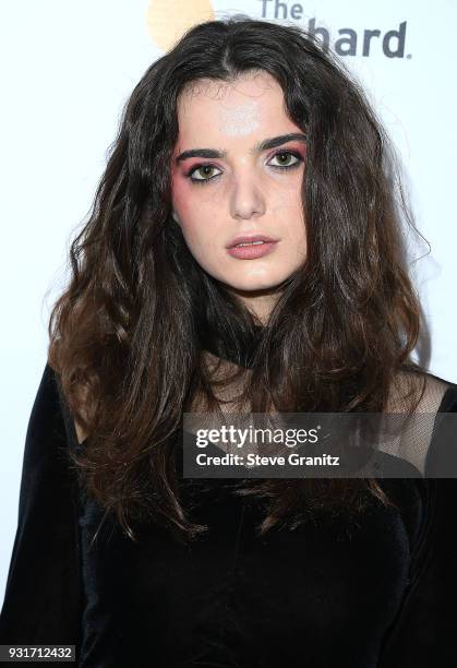 Dylan Gelula arrives at the Premiere Of The Orchard's "Flower" at ArcLight Cinemas on March 13, 2018 in Hollywood, California.