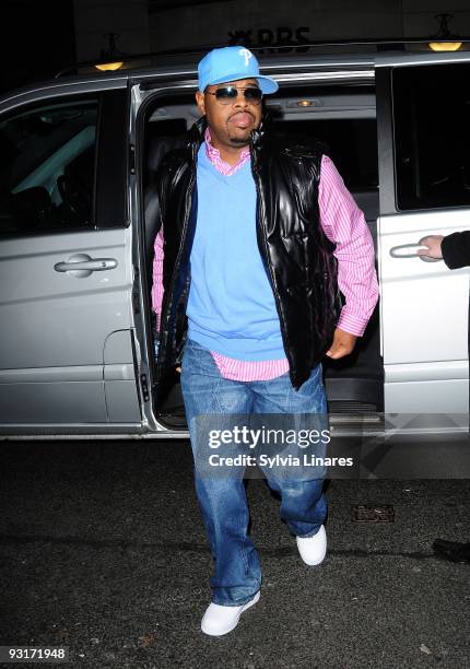 Nathan Morris of Boys II Men arrives at Sketch Restaurant on November 17, 2009 in London, England.