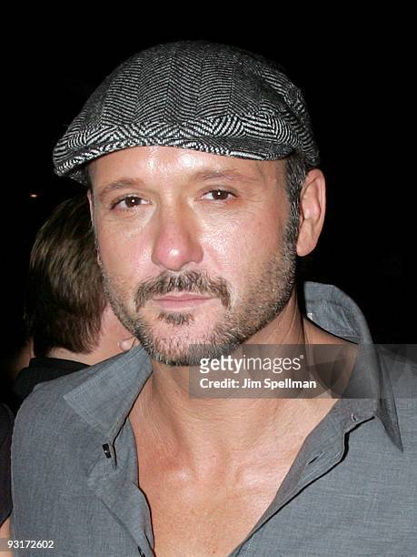 Singer/actor Tim McGraw attends "The Blind Side" premiere after party on November 17, 2009 in New York City.