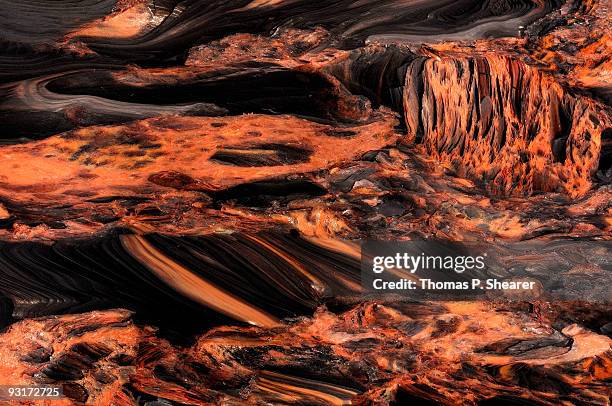 mahogany obsidian - obsidian stock pictures, royalty-free photos & images