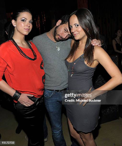 Television personalities Brooke Lauren, Benjamin Alopari and Erin Newberg attend the Book Party for "unSweetined" at Nobu on November 17, 2009 in Los...