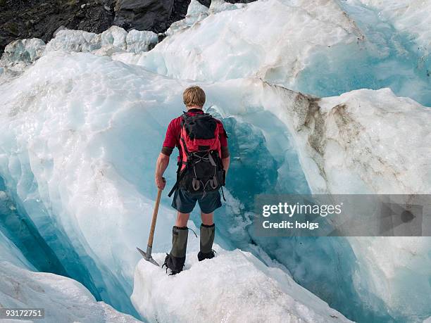 franz josef glacier - ski new zealand stock pictures, royalty-free photos & images