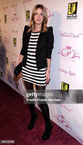 Nicky Hilton attends the launch party For Paris Hilton's Hair And Beauty Line at the Thompson Hotel on November 17, 2009 in Beverly Hills, California.