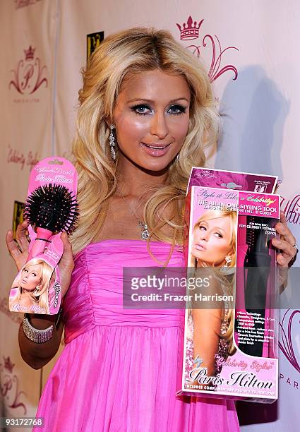 Paris Hilton attends the launch party For Paris Hilton's Hair And Beauty Line at the Thompson Hotel on November 17, 2009 in Beverly Hills, California.