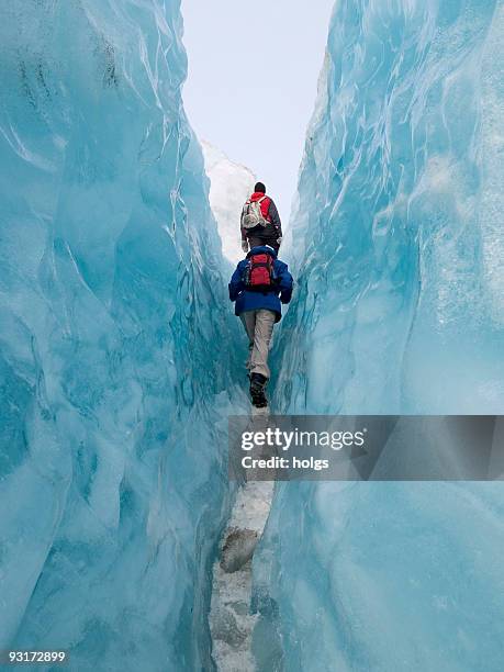 franz josef glacier - ski new zealand stock pictures, royalty-free photos & images