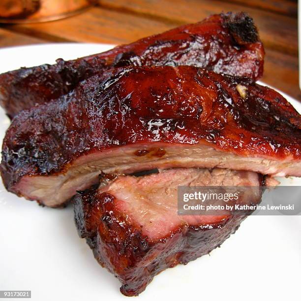 Pork Ribs On Plate Photos and Premium High Res Pictures - Getty Images