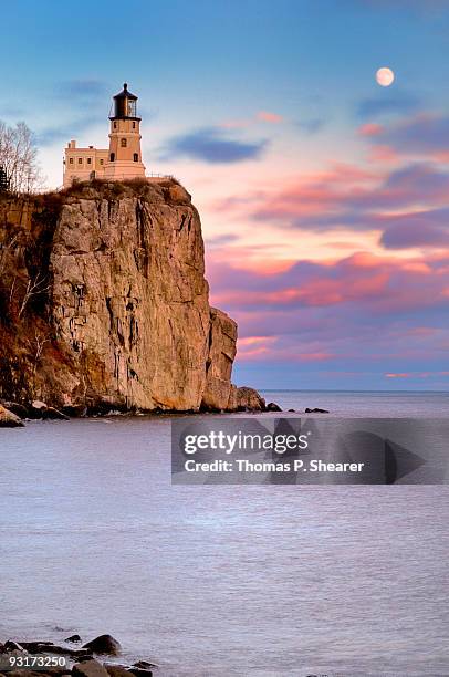 split rock lighthouse - lake superior stock pictures, royalty-free photos & images