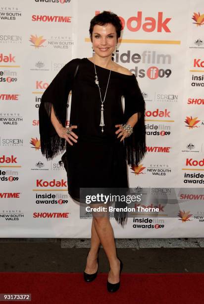 Actress Sigrid Thornton arrives for the 2009 Kodak Inside Film Awards at Luna Park on November 18, 2009 in Sydney, Australia.