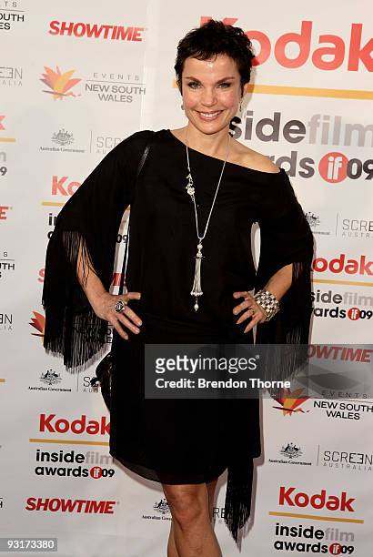Actress Sigrid Thornton arrives for the 2009 Kodak Inside Film Awards at Luna Park on November 18, 2009 in Sydney, Australia.