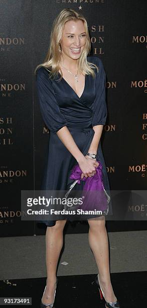 Imogen Lloyd Webber arrives for the Moet Mirage party at the Opera Holland Park on September 16, 2007 in London, England.