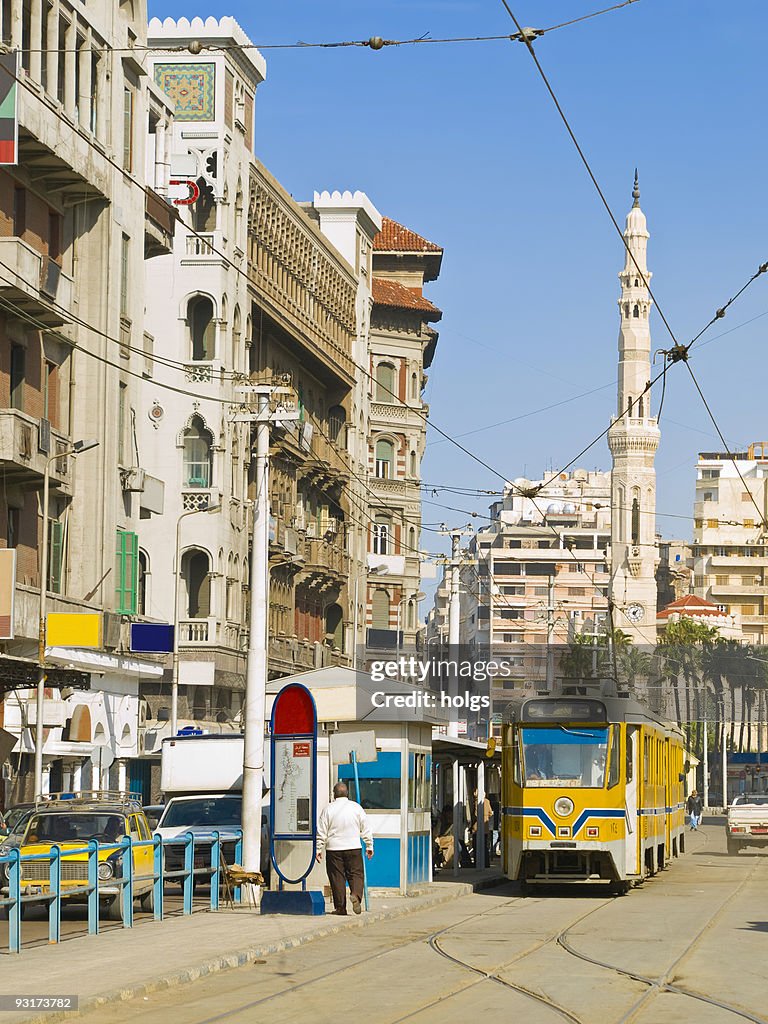 Alexandria Tram stop, Egypt