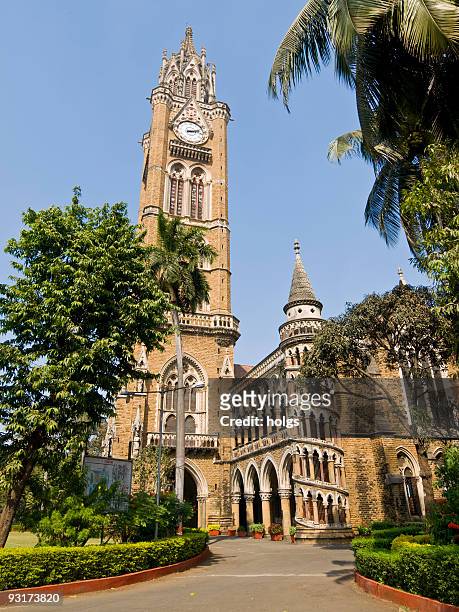 mumbai university - clock tower 個照片及圖片檔