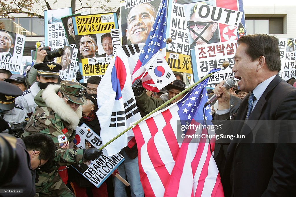 U.S. President Barack Obama Visits South Korea - Day 1