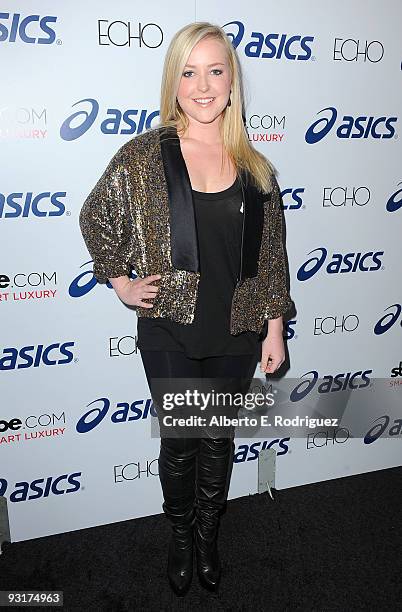 Singer Samantha Marq arrives at the Leona Lewis "Echo" album completion party held at the Hyde Lounge on November 17, 2009 in Los Angeles, California.