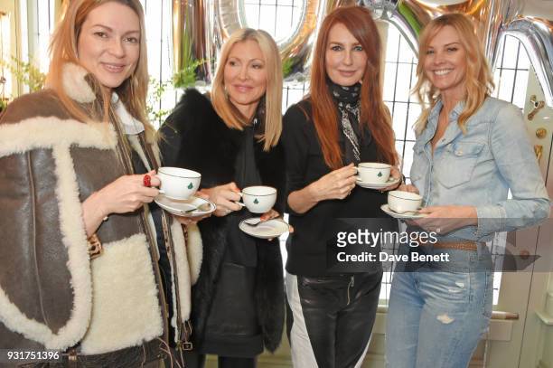Caroline Sciamma-Massenet, Caprice Bourret, Angela Radcliffe and Malin Jefferies attend an exclusive wellness breakfast celebrating luxury sportswear...