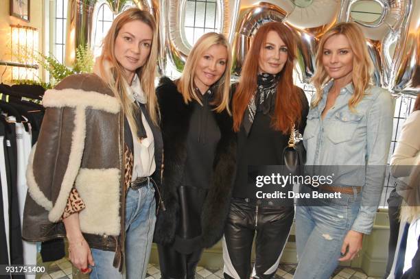 Caroline Sciamma-Massenet, Caprice Bourret, Angela Radcliffe and Malin Jefferies attend an exclusive wellness breakfast celebrating luxury sportswear...