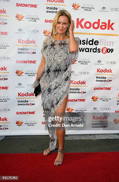 Charlotte Dawson arrives for the 2009 Kodak Inside Film Awards at Luna Park on November 18, 2009 in Sydney, Australia.